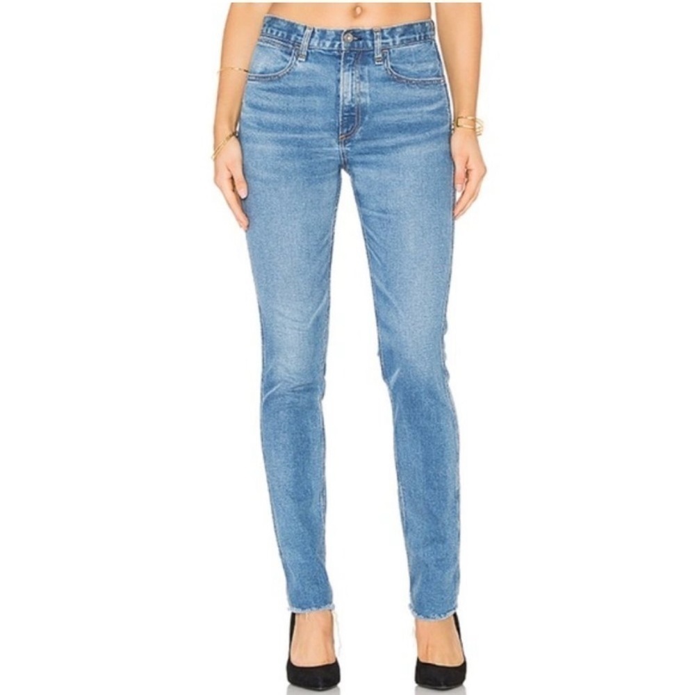 Rag & Bone Lou Skinny Denim Jeans in Blue Hill Medium Wash Size 28 - Picture 14 of 14